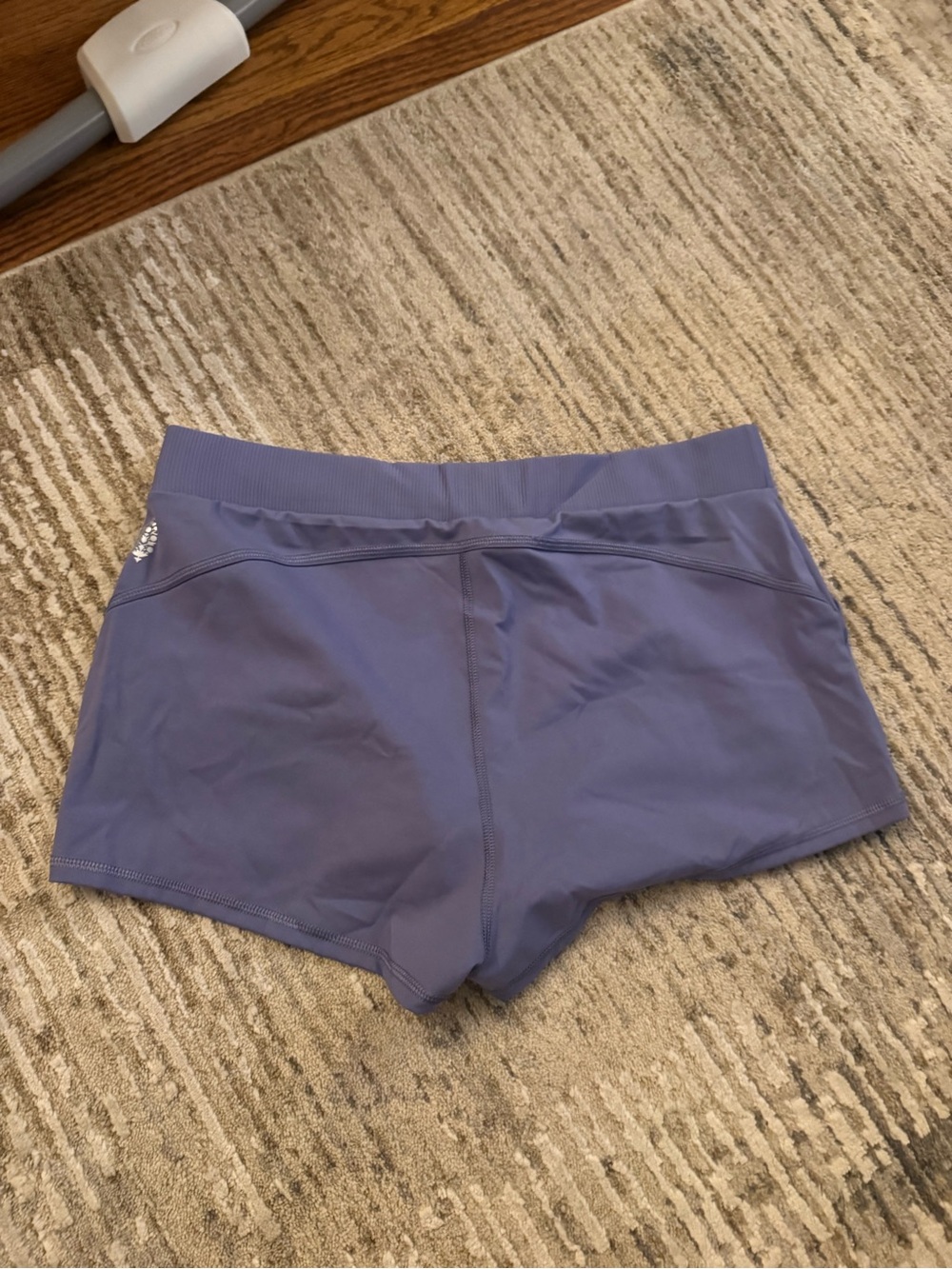 Free People Move on Micro Purple Athletic Shorts - Picture 5 of 6
